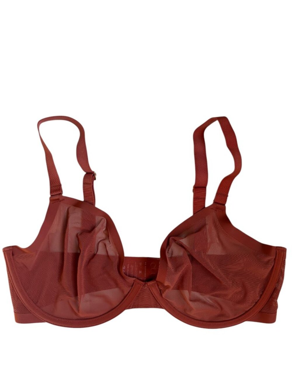 CUUP The Plunge Mesh Bra (Clay) - 34E